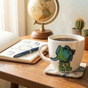 Funny Cat Mug 16oz • Sumo Cat Coffee Mug • Cat Lover Gift • Cute Cat Mug